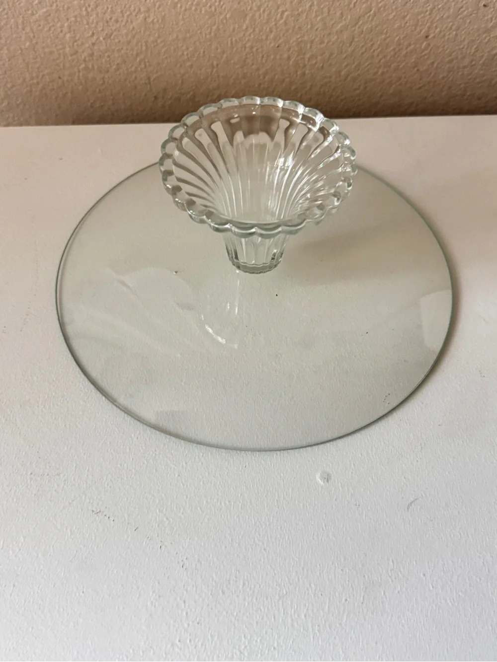 Clear Glass Pedestal Cake Stand - Home Accents